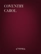 Coventry Carol TTBB choral sheet music cover